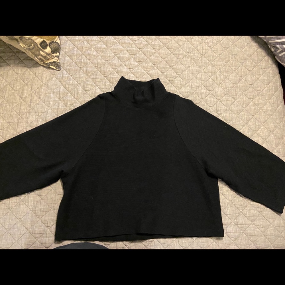 Texture & Thread Mock neck sweater